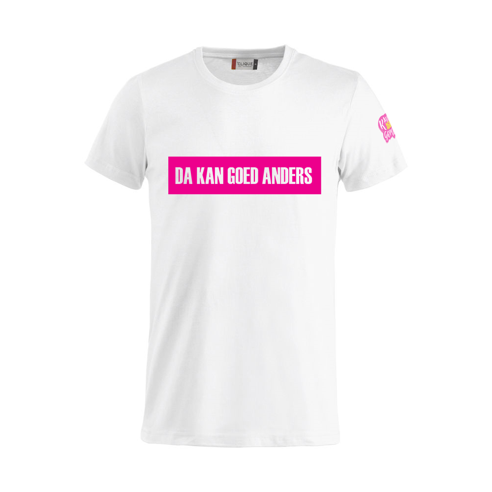 T-Shirt DA KAN GOED ANDERS - Kauwgombal 1500 De exclusieve rit door europa!